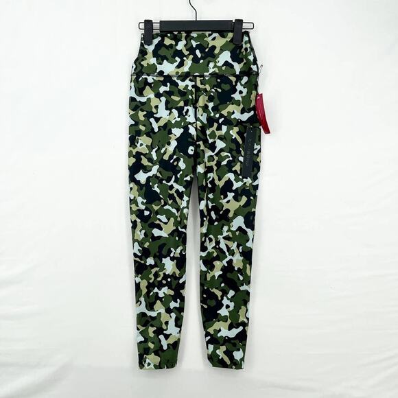 CARBON38 Leggings Women Size Small High Rise Refreshing Camouflage Athletic NEW